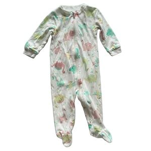 George Multicolor Dinosaur Kids Footie Sleeper 3-6 Months